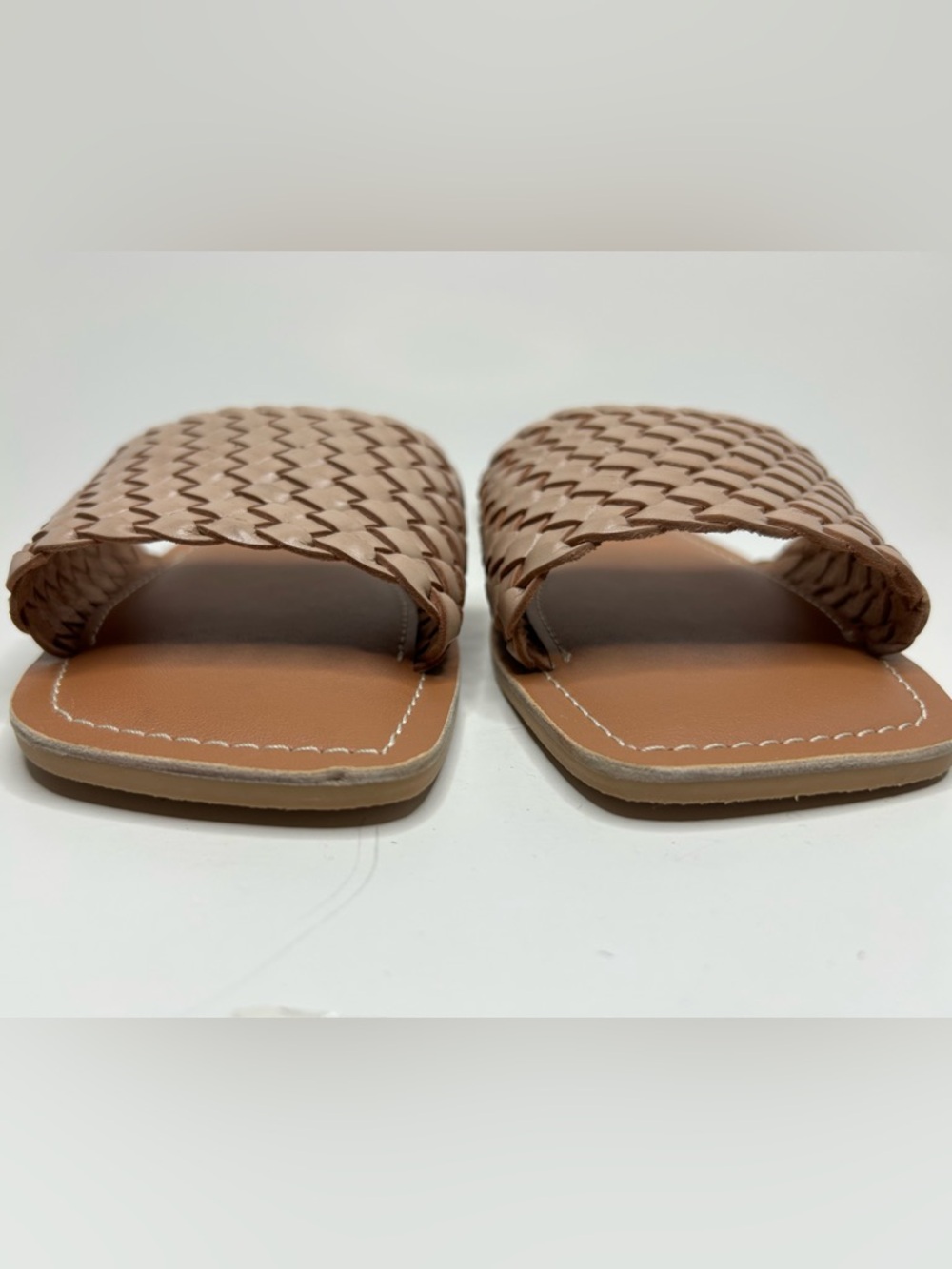 BEACH by Matisse Valley Slip On Leather Woven Sandal Size 8 - Picture 3 of 7